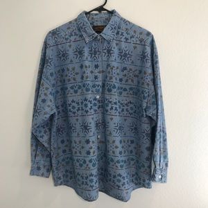 Vintage Men’s Eddie Bauer Button Down Shirt